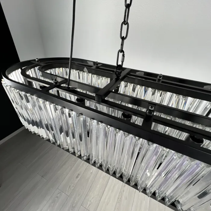 Люстра RH 1920s Odeon Clear Glass Black 180 от ImperiumLoft