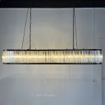 Люстра RH 1920s Odeon Clear Glass Black 180 от ImperiumLoft