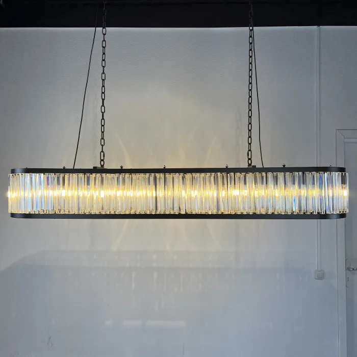 Люстра RH 1920s Odeon Clear Glass Black 180 от ImperiumLoft