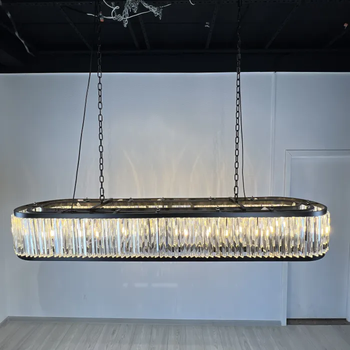 Люстра RH 1920s Odeon Clear Glass Black 180 от ImperiumLoft