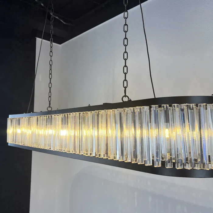 Люстра RH 1920s Odeon Clear Glass Black 180 от ImperiumLoft