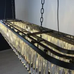 Люстра RH 1920s Odeon Clear Glass Black 180 от ImperiumLoft
