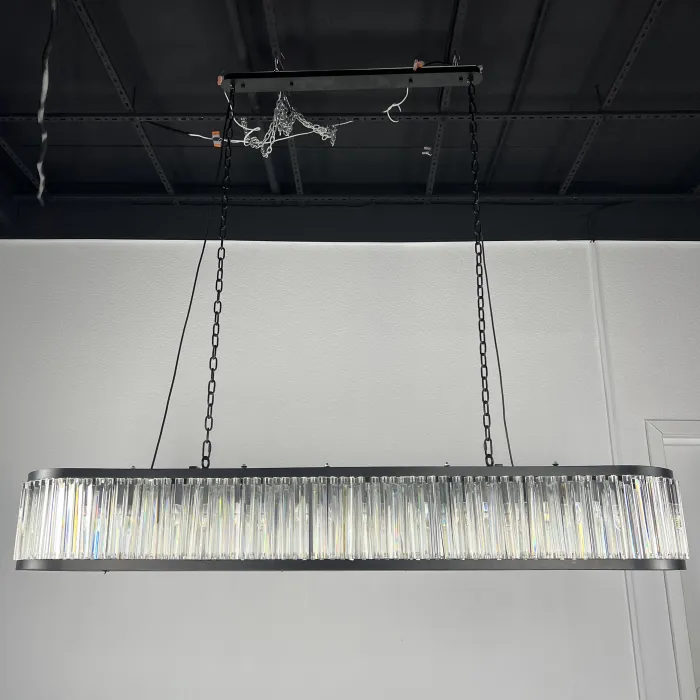 Люстра RH 1920s Odeon Clear Glass Black 180 от ImperiumLoft