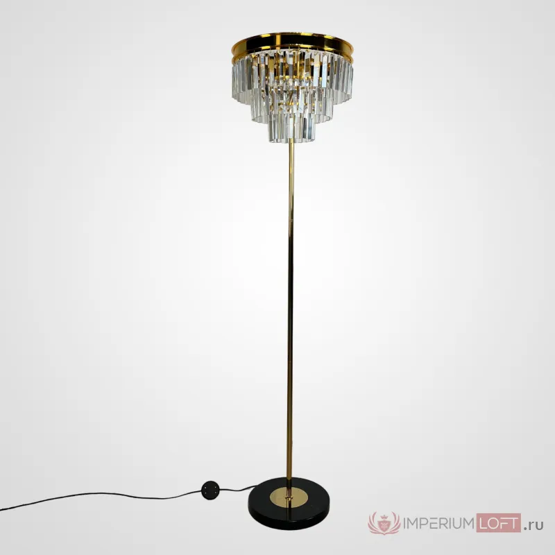 Торшер RH 1920S Odeon Clear Glass Floor Lamp GOLD от ImperiumLoft