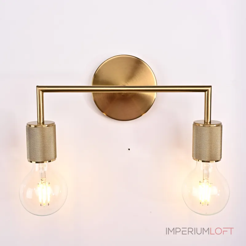 Бра RH Utilitaire Double Sconce Brass от ImperiumLoft Бра RH Utilitaire Double Sconce Brass от ImperiumLoft