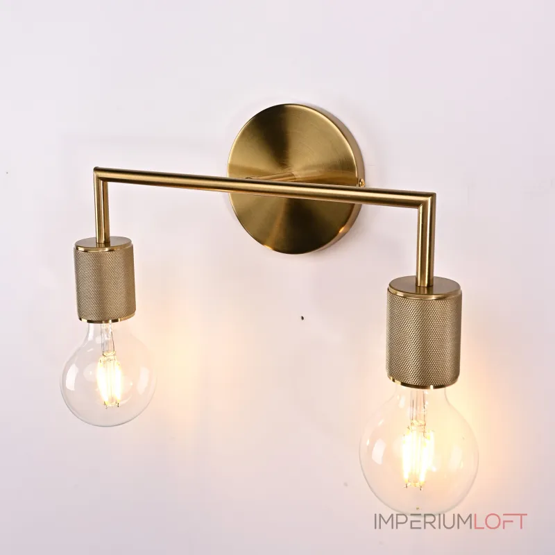 Бра RH Utilitaire Double Sconce Brass от ImperiumLoft Бра RH Utilitaire Double Sconce Brass от ImperiumLoft