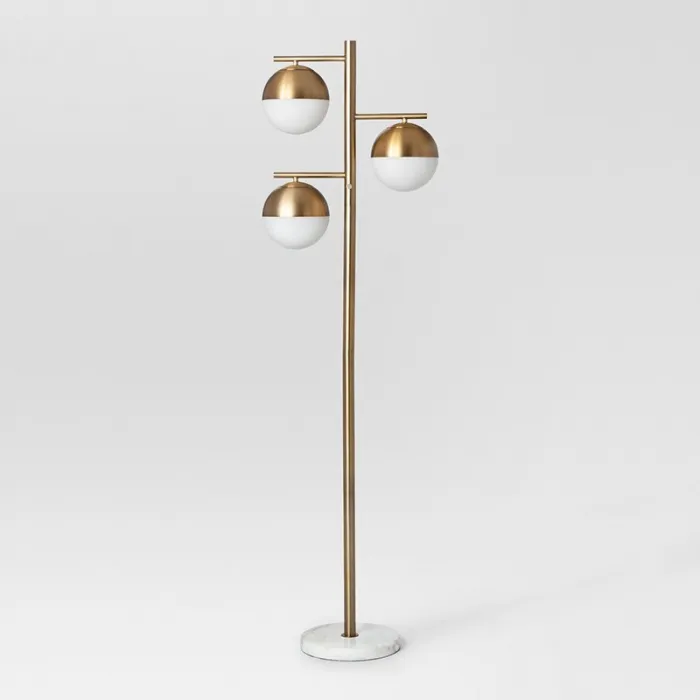 Торшер Geneva Glass Floor Lamp Triple  от ImperiumLoft