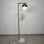 Торшер Geneva Single Glass Globe Floor Lamp от ImperiumLoft