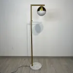 Торшер Geneva Single Glass Globe Floor Lamp от ImperiumLoft