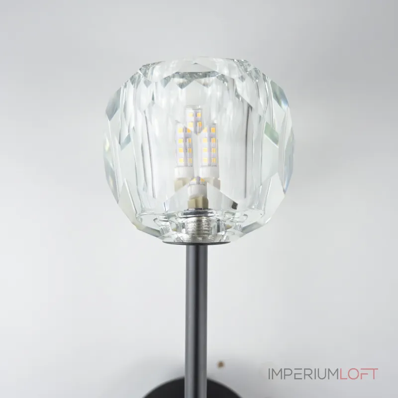Бра RH Boule de Cristal Long Sconce Brass от imperiumloft