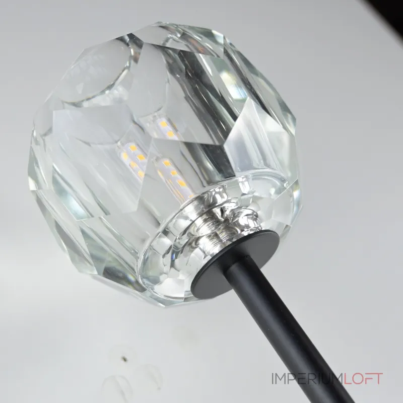 Бра RH Boule de Cristal Long Sconce Brass от imperiumloft
