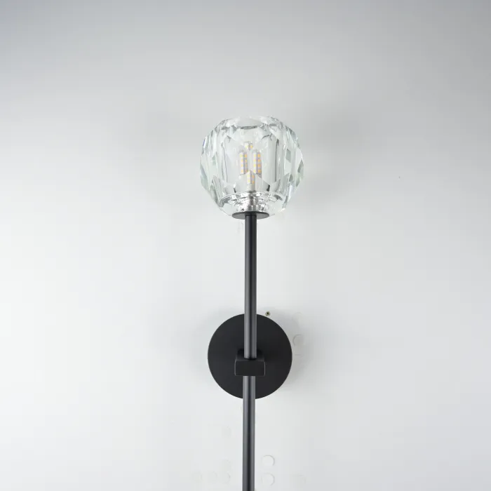 Бра RH Boule de Cristal Long Sconce Brass от imperiumloft