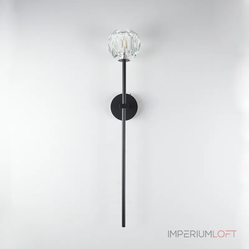 Бра RH Boule de Cristal Long Sconce Brass от imperiumloft