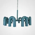 Подвесная люстра FANNY 16 Green от ImperiumLoft
