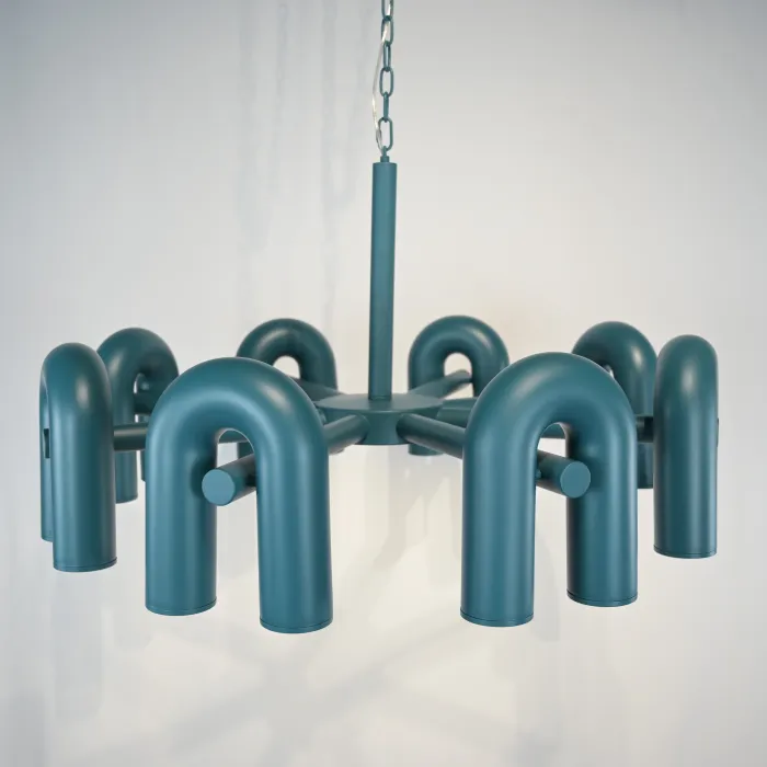 Подвесная люстра FANNY 16 Green от ImperiumLoft