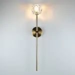 Бра Boule de Cristal Long Sconce Brass от ImperiumLoft