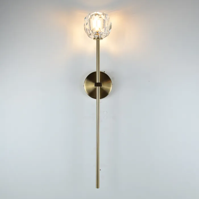 Бра Boule de Cristal Long Sconce Brass от ImperiumLoft