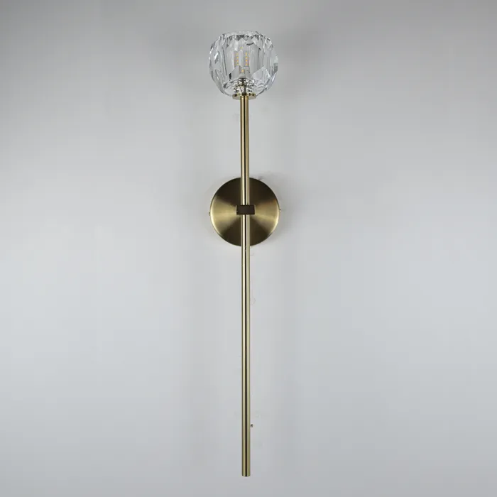 Бра Boule de Cristal Long Sconce Brass от ImperiumLoft