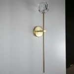 Бра Boule de Cristal Long Sconce Brass от ImperiumLoft