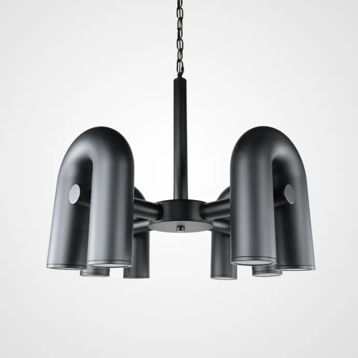 Подвесная люстра FANNY 8 Black от ImperiumLoft