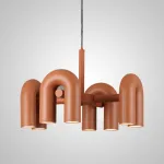 Подвесная люстра FANNY 8 Orange от ImperiumLoft