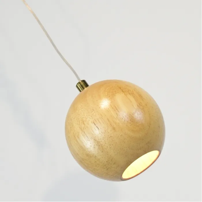 Подвесной светильник Lofter Wooden Sphere от ImperiumLoft
