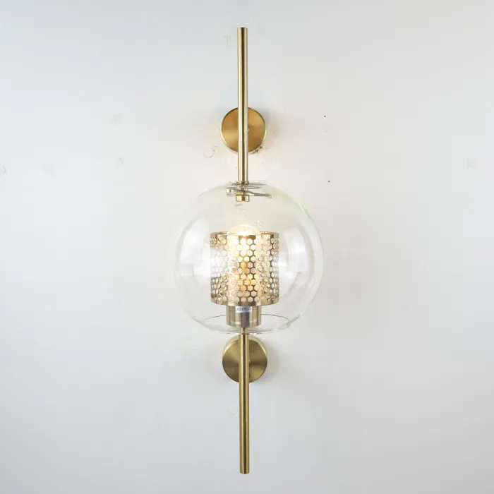 Настенный светильник CATCH WALL ball L55 brass от ImperiumLoft