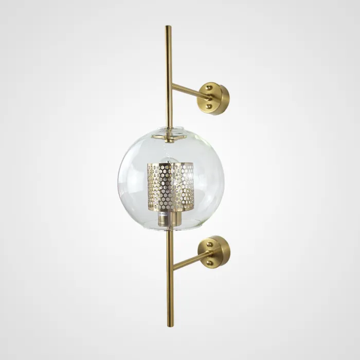 Настенный светильник CATCH WALL ball L55 brass от ImperiumLoft