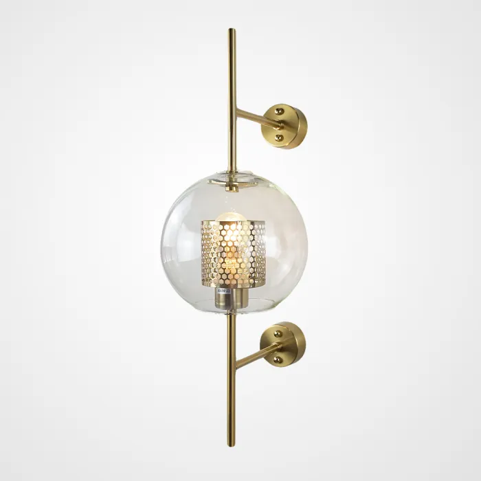 Настенный светильник CATCH WALL ball L55 brass от ImperiumLoft
