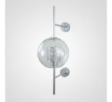 Настенный светильник CATCH WALL ball L55 steel