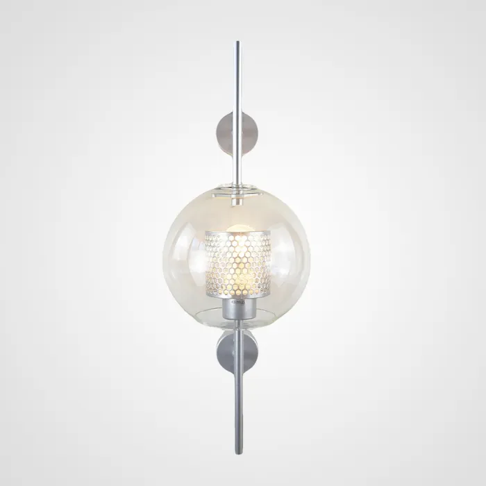 Настенный светильник CATCH WALL ball L55 steel от ImperiumLoft