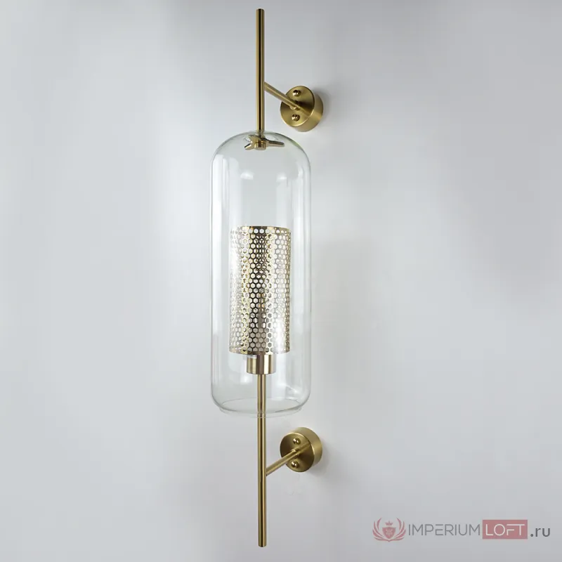Настенный светильник CATCH WALL cylinder L78 brass от ImperiumLoft