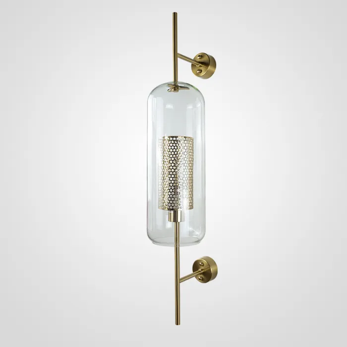 Настенный светильник CATCH WALL cylinder L78 brass от ImperiumLoft