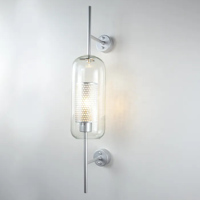 Настенный светильник CATCH WALL cylinder L67 stell от ImperiumLoft
