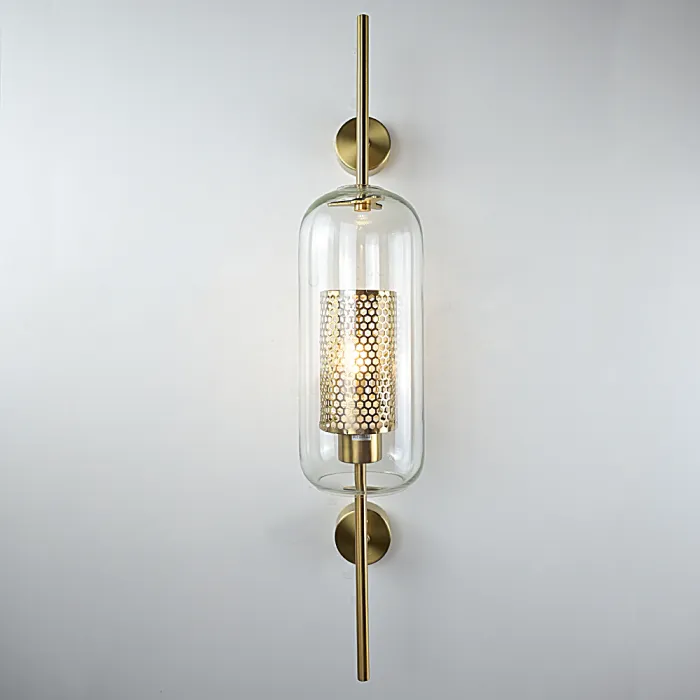 Настенный светильник CATCH WALL cylinder L67 brass от ImperiumLoft