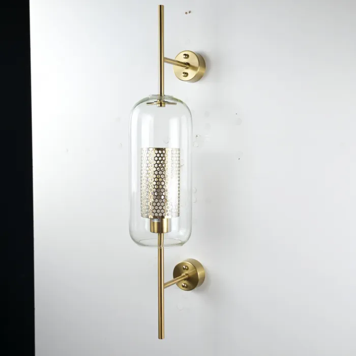 Настенный светильник CATCH WALL cylinder L67 brass от ImperiumLoft