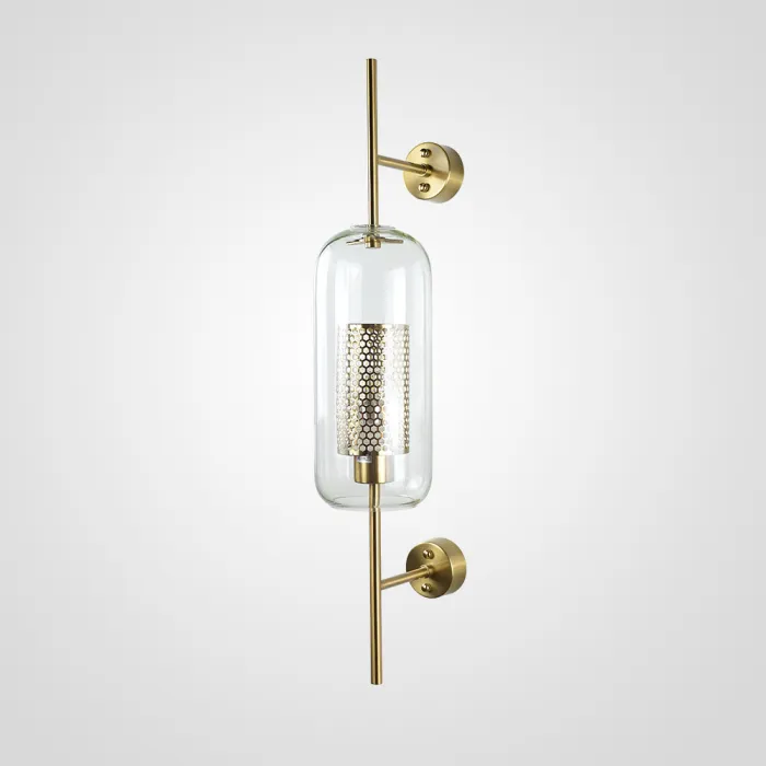 Настенный светильник CATCH WALL cylinder L67 brass от ImperiumLoft