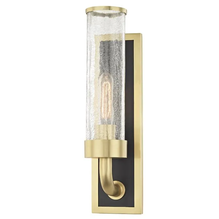Бра Hudson Valley 1721-AGB Soriano 1 Light Wall Sconce In Aged Brass от ImperiumLoft