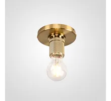 Потолочный светильник RH Utilitaire Socket Flushmount Brass
