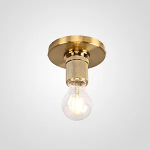 Потолочный светильник RH Utilitaire Socket Flushmount Brass