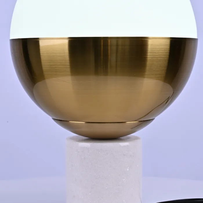 Настольная лампа Geneva Globe Marble от ImperiumLoft