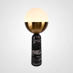 Настольная лампа Marble Globe Black 