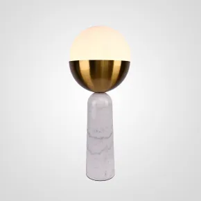 Настольная лампа Marble Globe White 