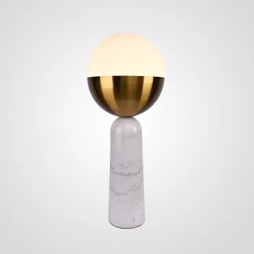 Настольная лампа Marble Globe White от ImperiumLoft