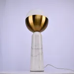 Настольная лампа Marble Globe White от ImperiumLoft