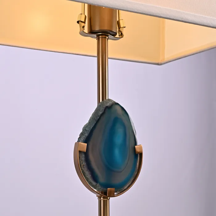 Настольная лампа Blue Agate Table Lamp от ImperiumLoft