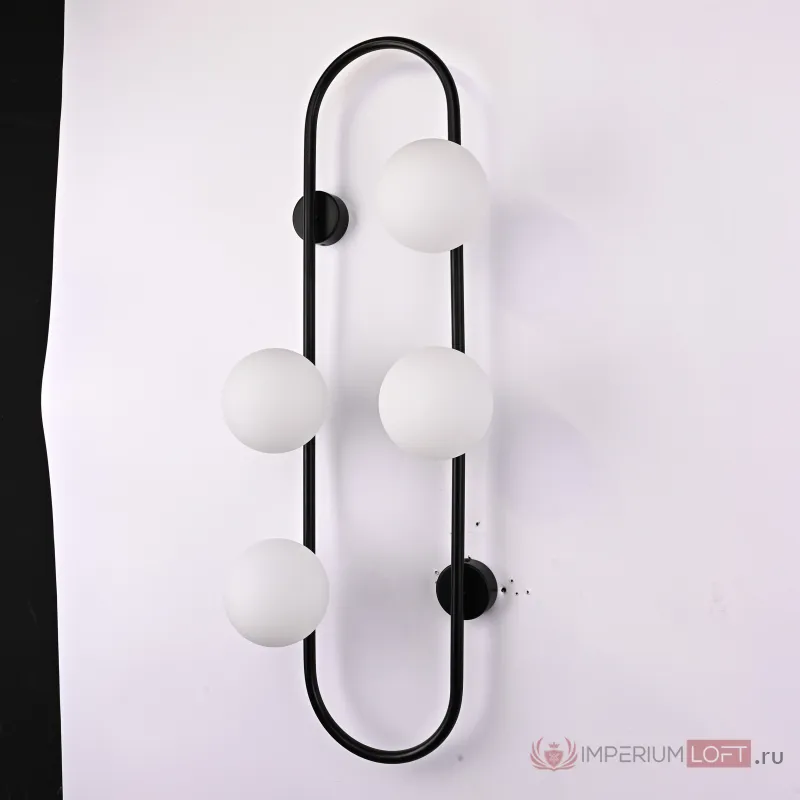 Настенное бра HOOP WALL H77 Black от ImperiumLoft
