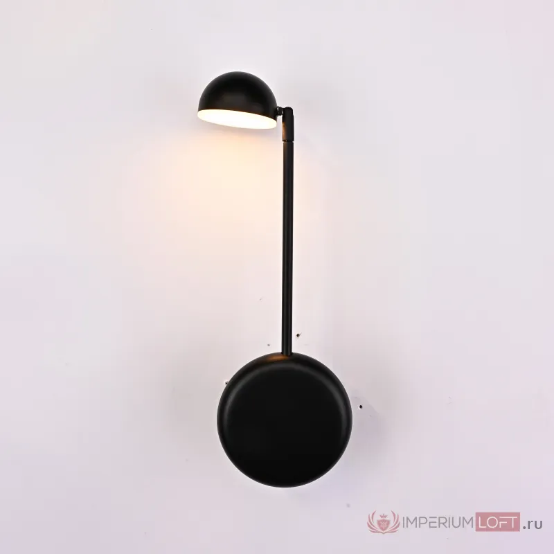 Бра Pin Wall Light A Black от ImperiumLoft