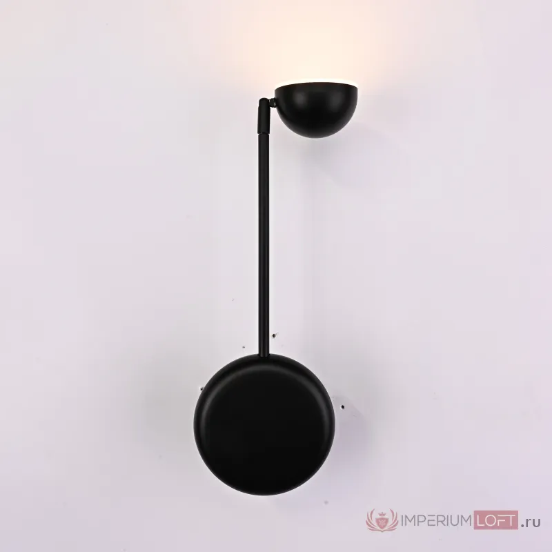 Бра Pin Wall Light A Black от ImperiumLoft