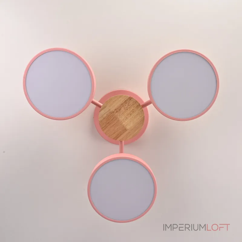 Потолочная люстра MOVE 3 Pink